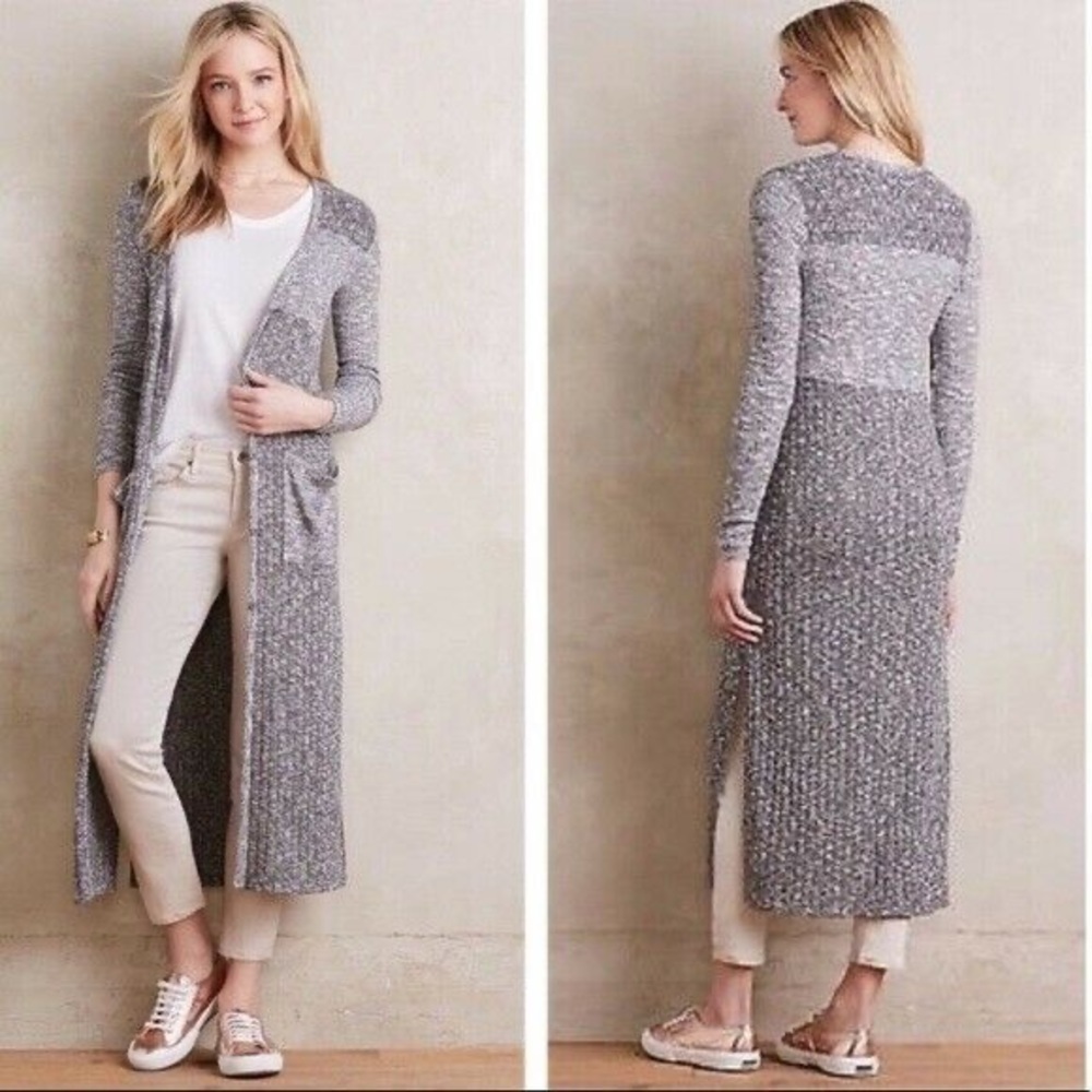 SATURDAY SUNDAY • Anthro Duster Long Cardigan large
